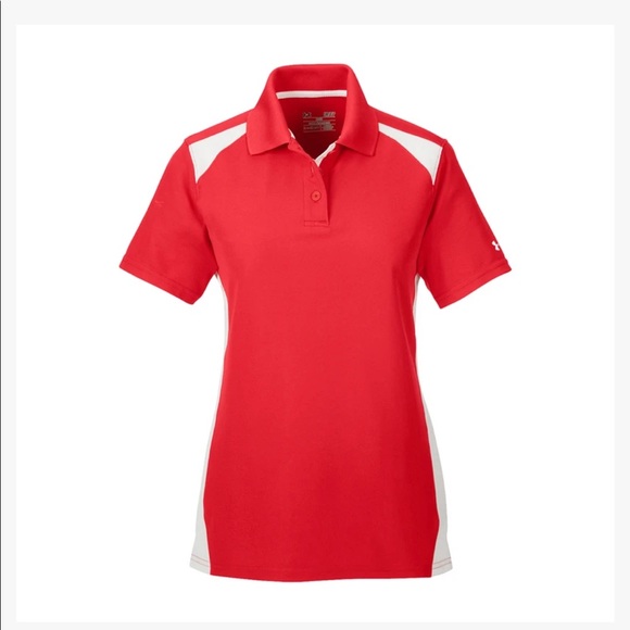 NWT Women’s Under Armour Color Block Polo Shirt - Picture 4 of 11